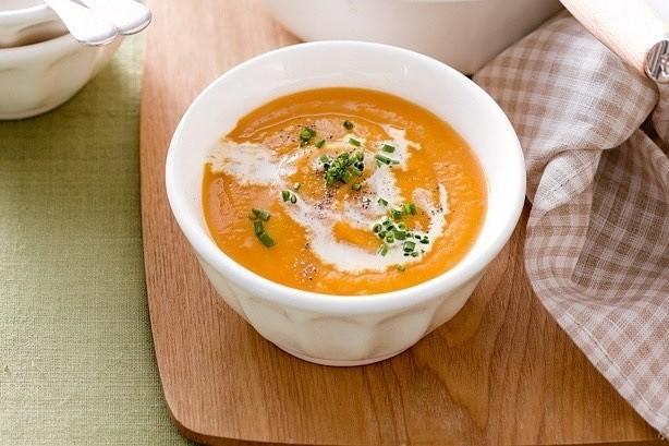 Roasted Pumpkin Soup and Pumpernickel or Gluten Free Bread