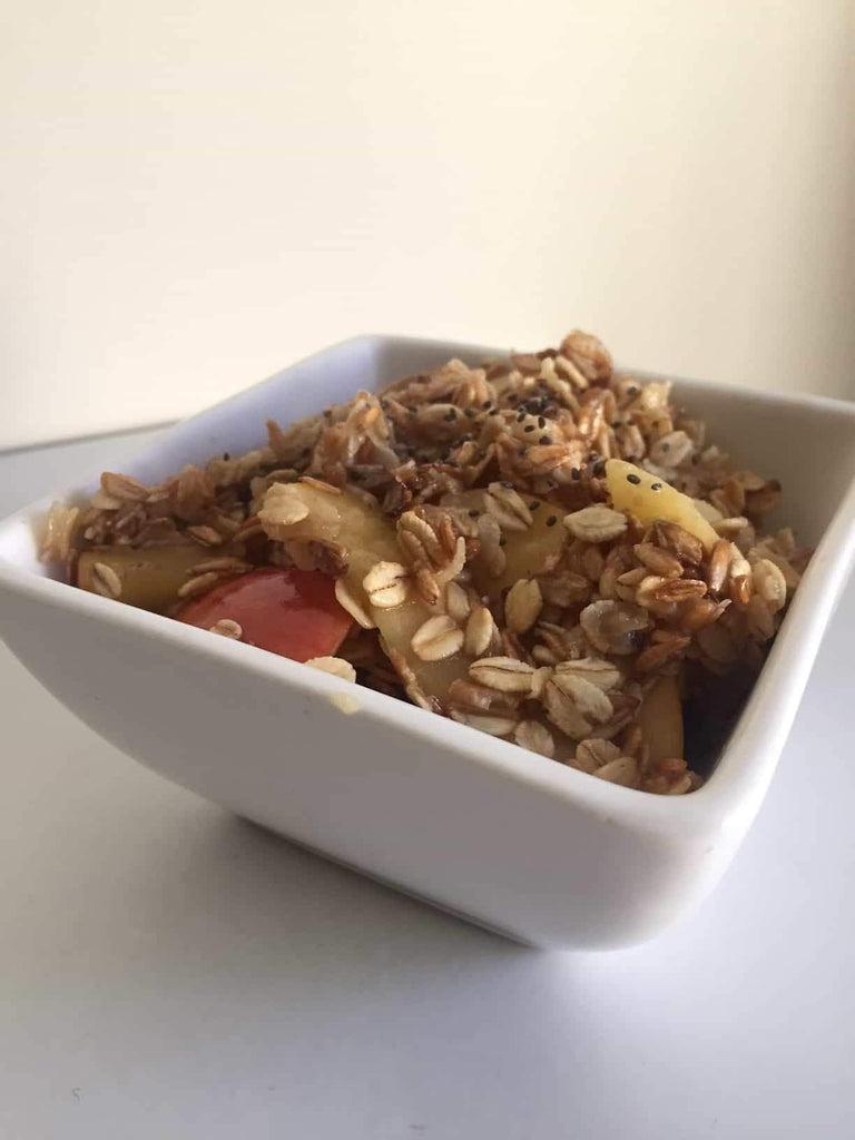 Apple & Nectarine Breakfast Crumble