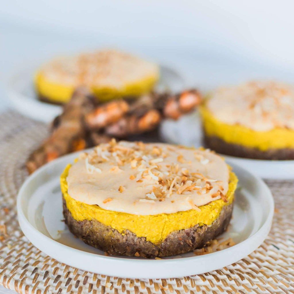 Raw Mango and Turmeric Tart