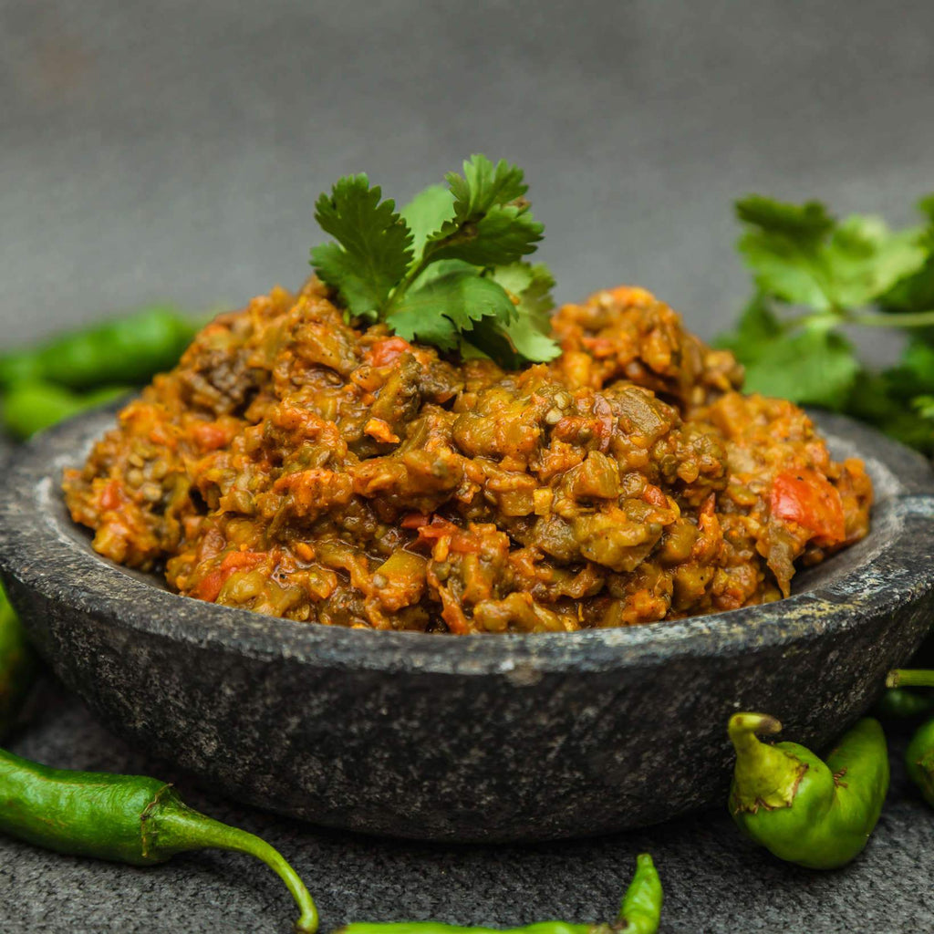 Spicy Eggplant Mash
