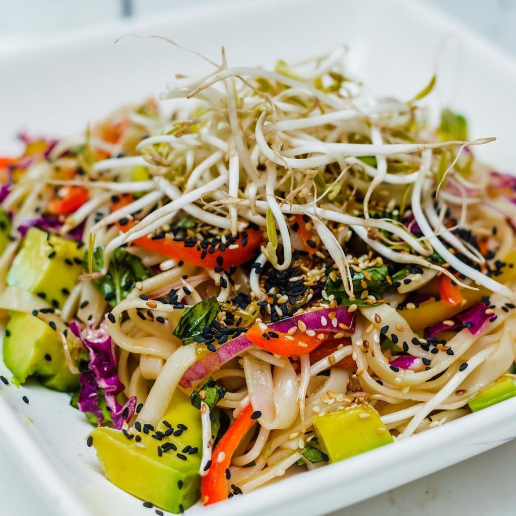 Avocado Rice Noodle Salad