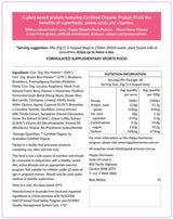 Happy Weight Berry 500g Datasheet