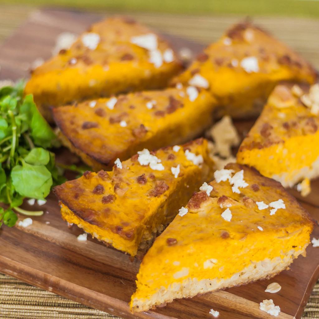 Pumpkin Pie with Rice Crust