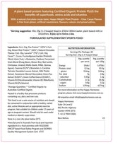 Happy Weight Chocolate 500g Datasheet